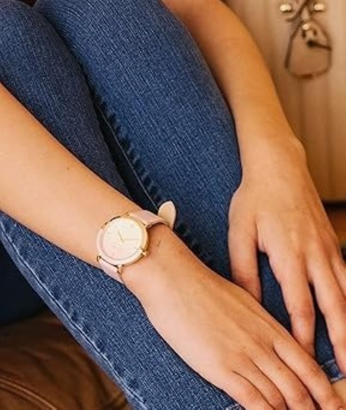 Nine West Pink Dial Analog Watch For - Ladies NW-2346GPLP