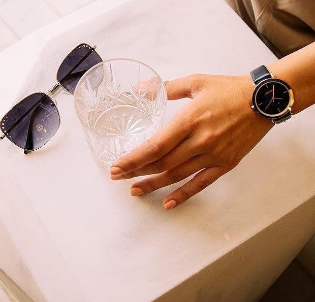 Nine West Navy Dial Analog Watch For - Ladies NW-2346RGNV