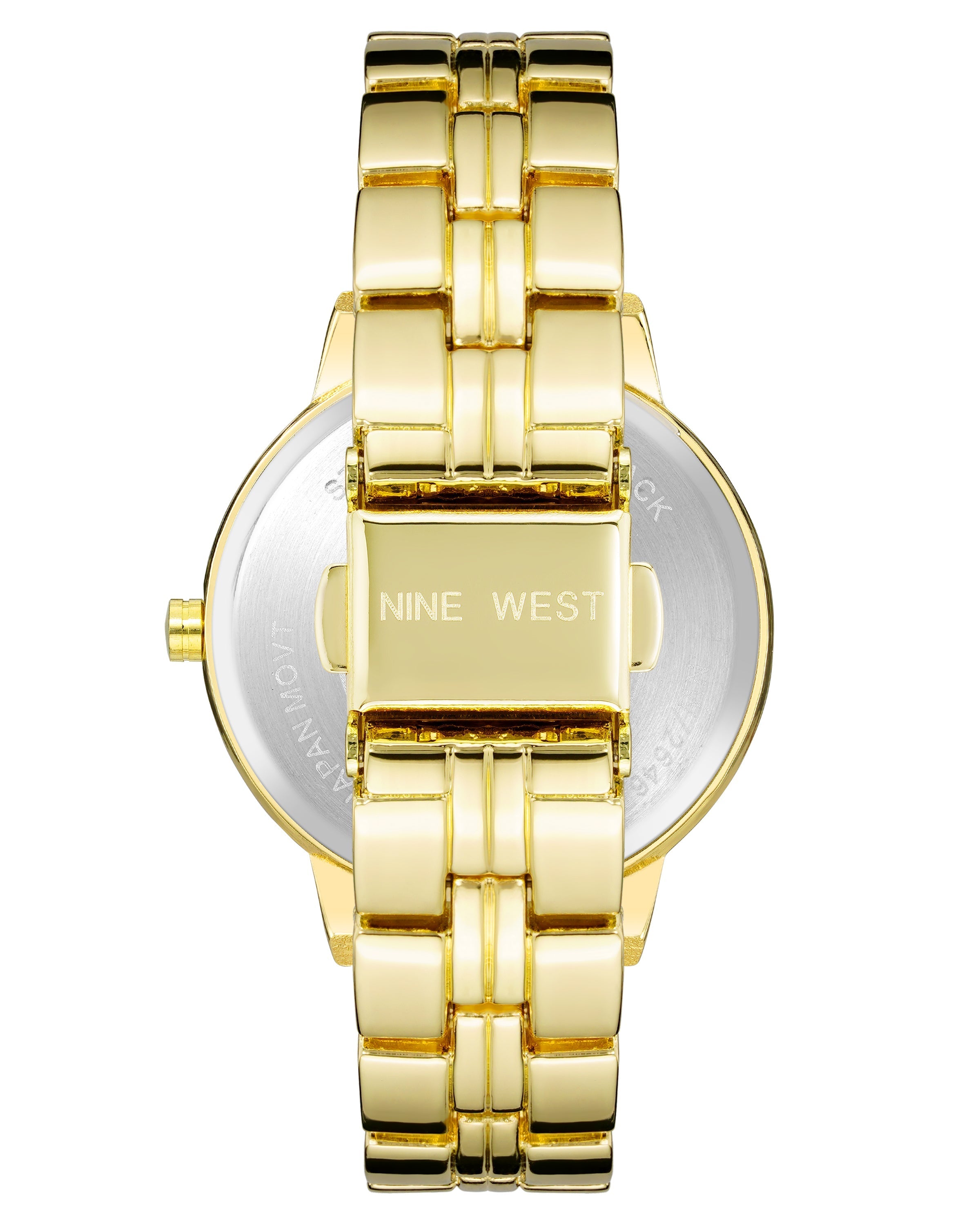 Nine West Gold Dial Analog Watch For - Ladies NW-2646CHGB