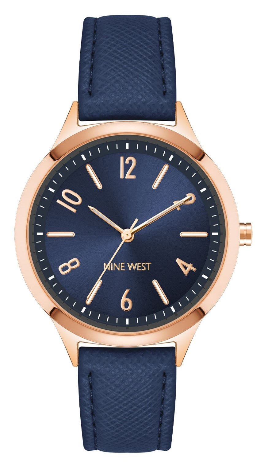 Nine West Navy Dial Analog Watch For - Ladies NW-2836RGNV