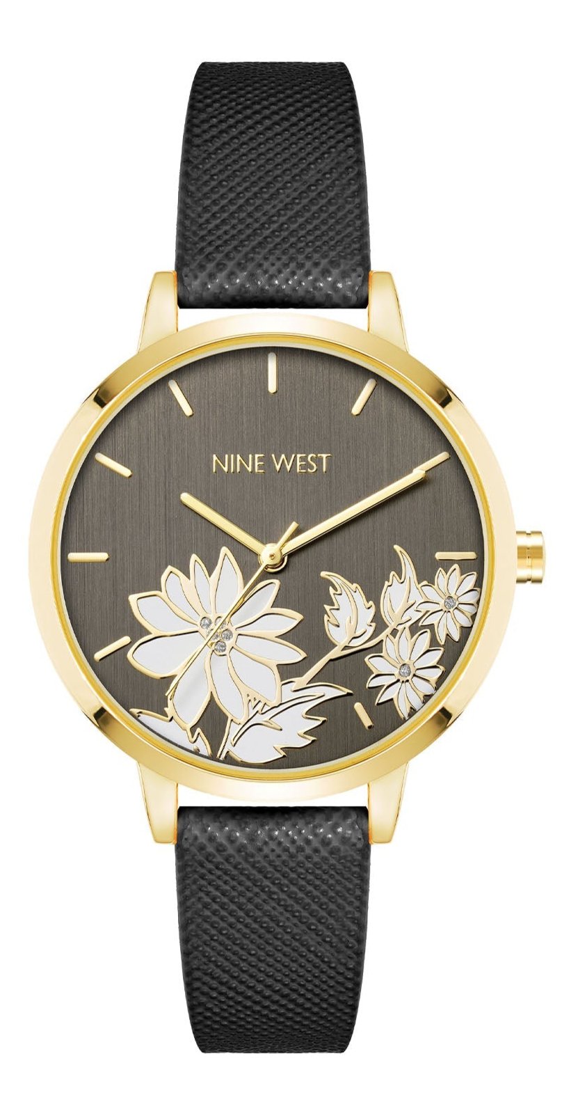 Nine West Black Dial Analog Watch For - Ladies NW-2884FLBK