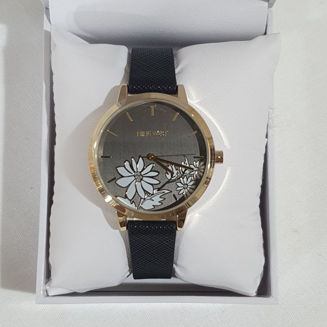 Nine West Black Dial Analog Watch For - Ladies NW-2884FLBK