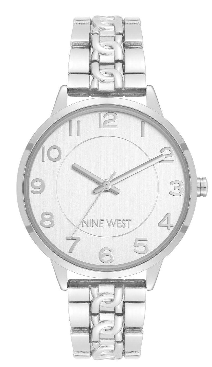 Nine West Silver Dial Analog Watch For - Ladies NW-2929SVSV