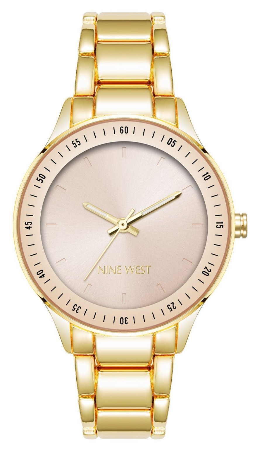 Nine West Pink Dial Analog Watch For - Ladies NW-2930LPGB