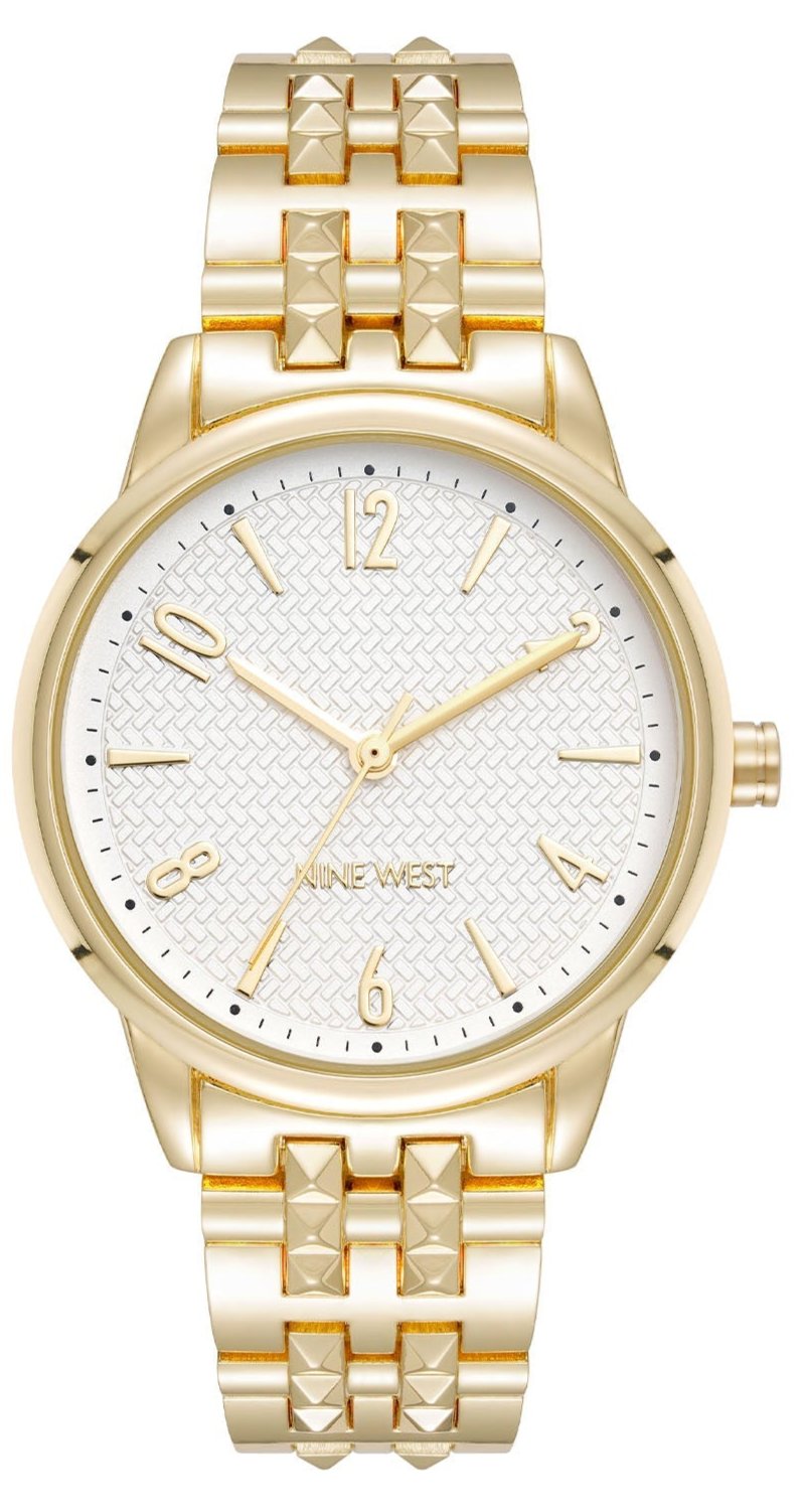 Nine West Silver Dial Analog Watch For - Ladies NW-3048SVGB