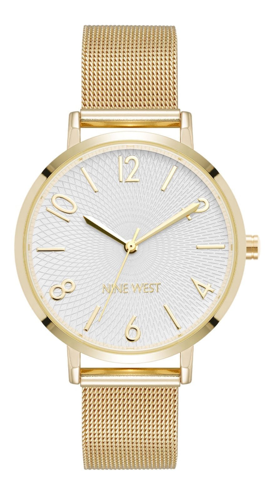 Nine West Silver Dial Analog Watch For - Ladies NW-3062SVGB