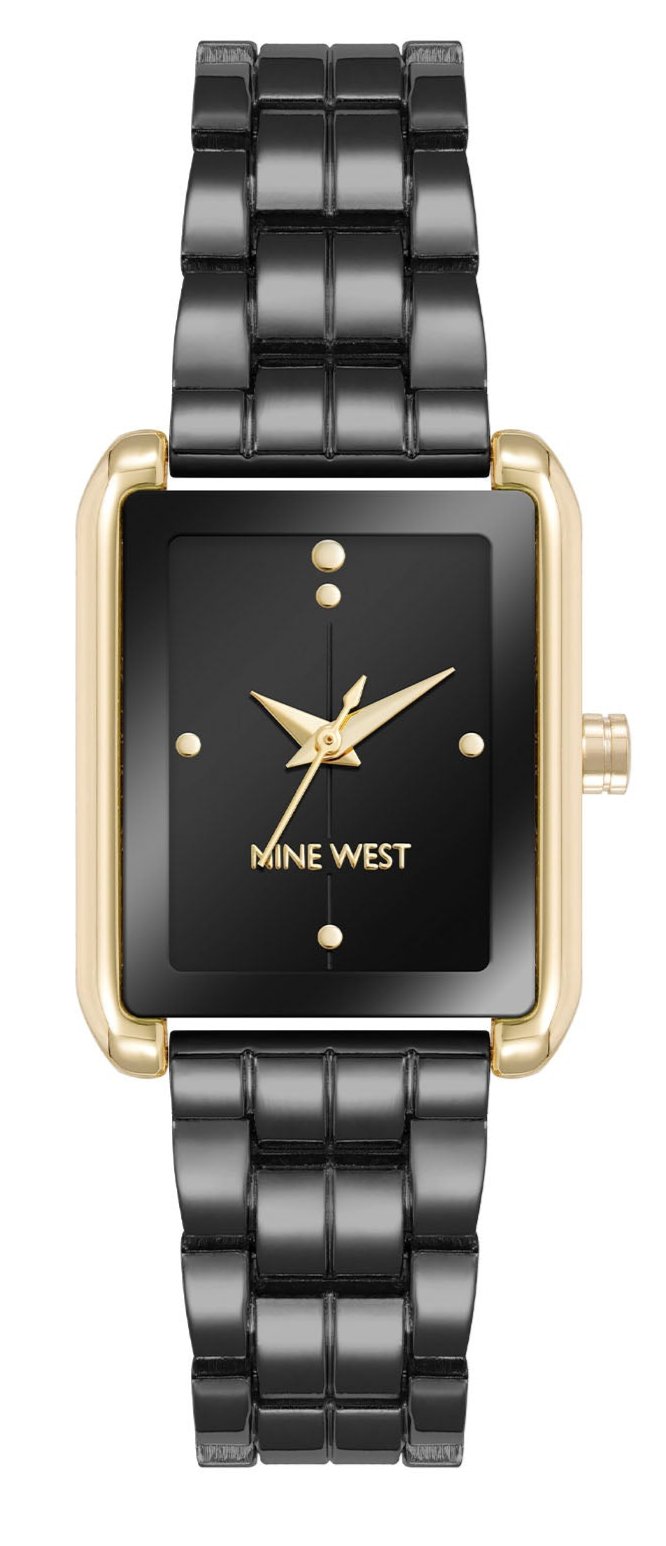 Nine West Black Dial Analog Watch For - Ladies NW-3064BKTT