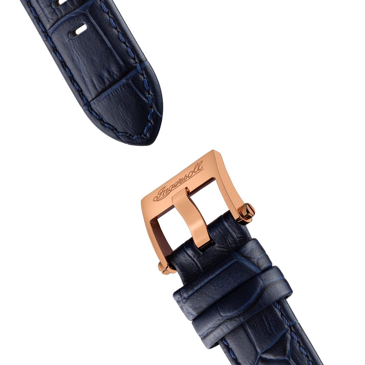 Ingersoll Automatic Blue Skeleton Dial With Lifetime Warranty Analog Watch - For Gents I00407B