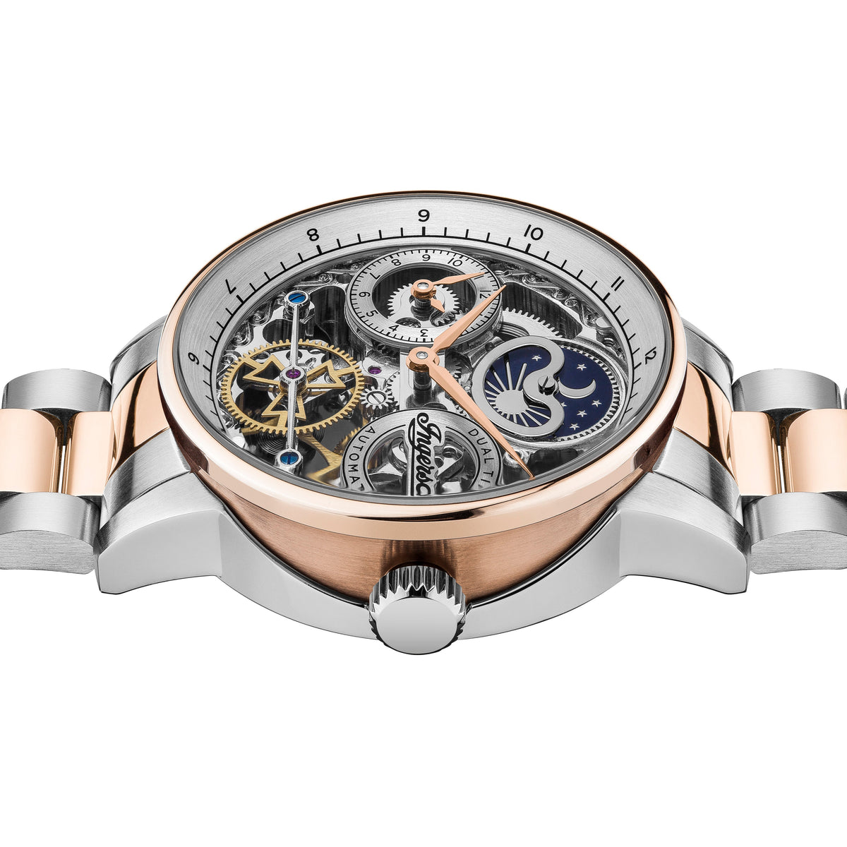 Ingersoll Automatic Silver Skeleton Dial With Lifetime Warranty Analog Watch - For Gents I07706