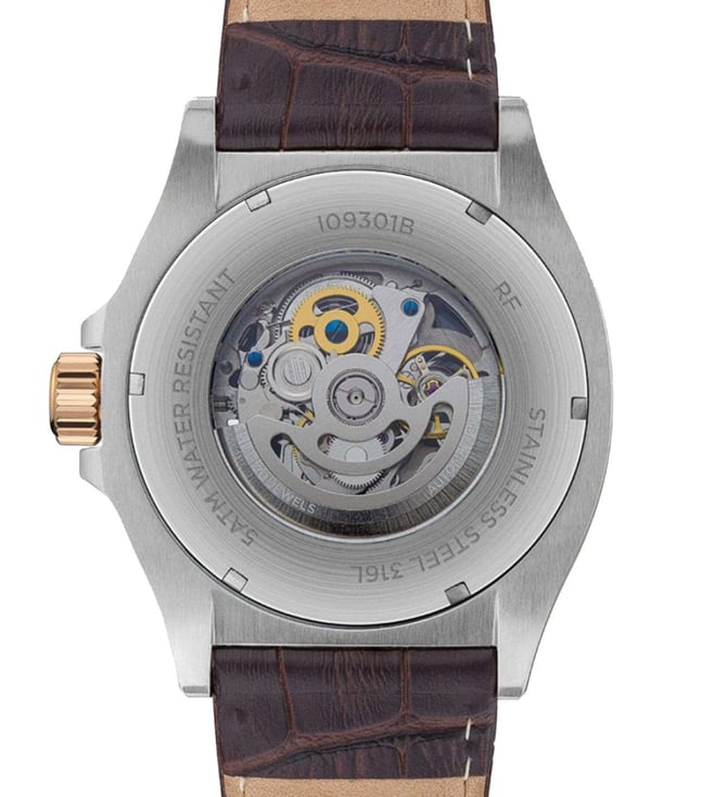 Ingersoll Automatic Silver Skeleton Dial With Lifetime Warranty Analog Watch - For Gents I09301B
