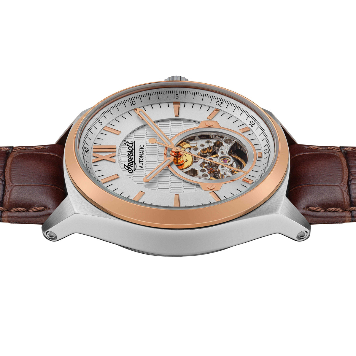 Ingersoll Automatic Silver Skeleton Dial With Lifetime Warranty Analog Watch - For Gents I10901B