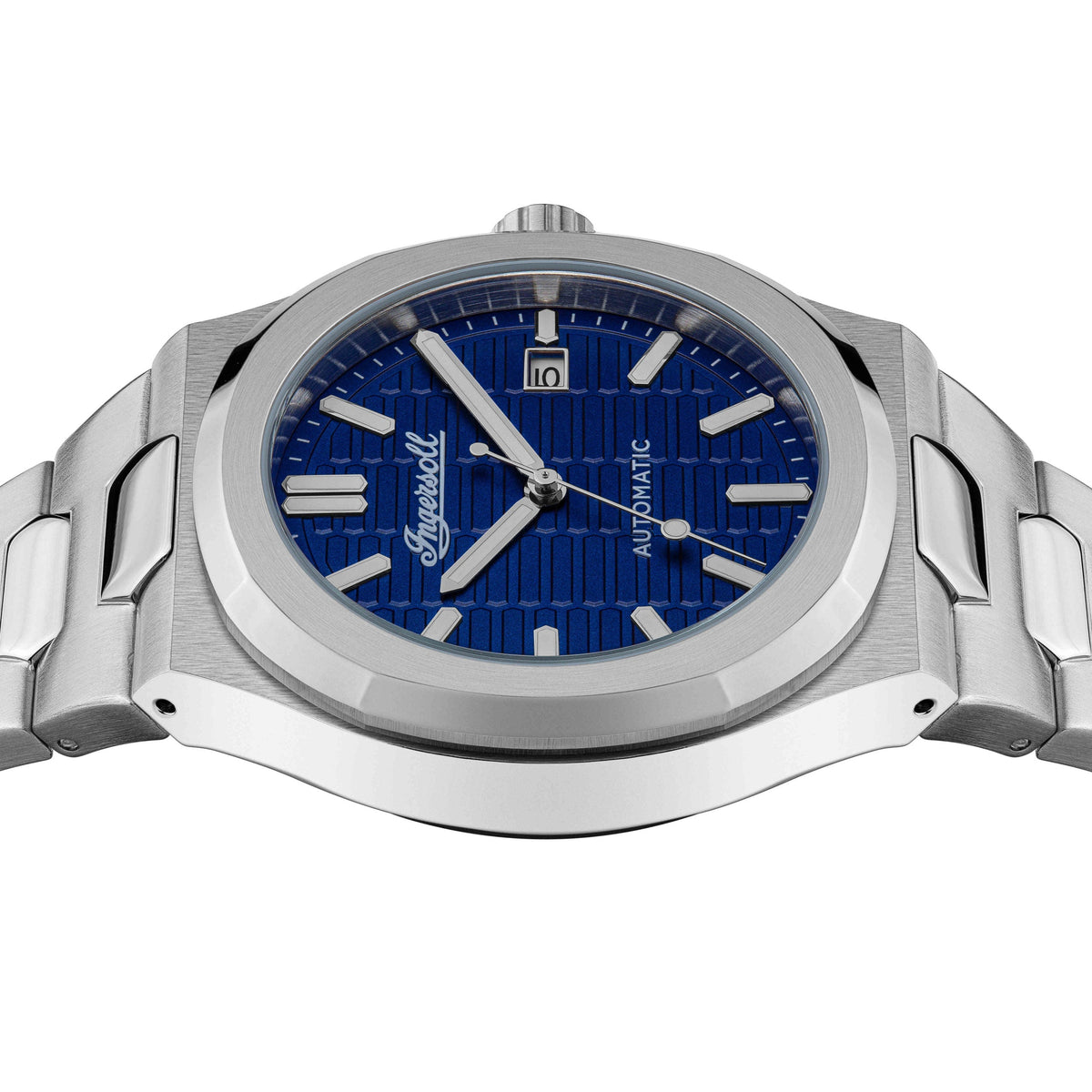 Ingersoll Automatic Blue Skeleton Dial With Lifetime Warranty Analog Watch - For Gents I11801
