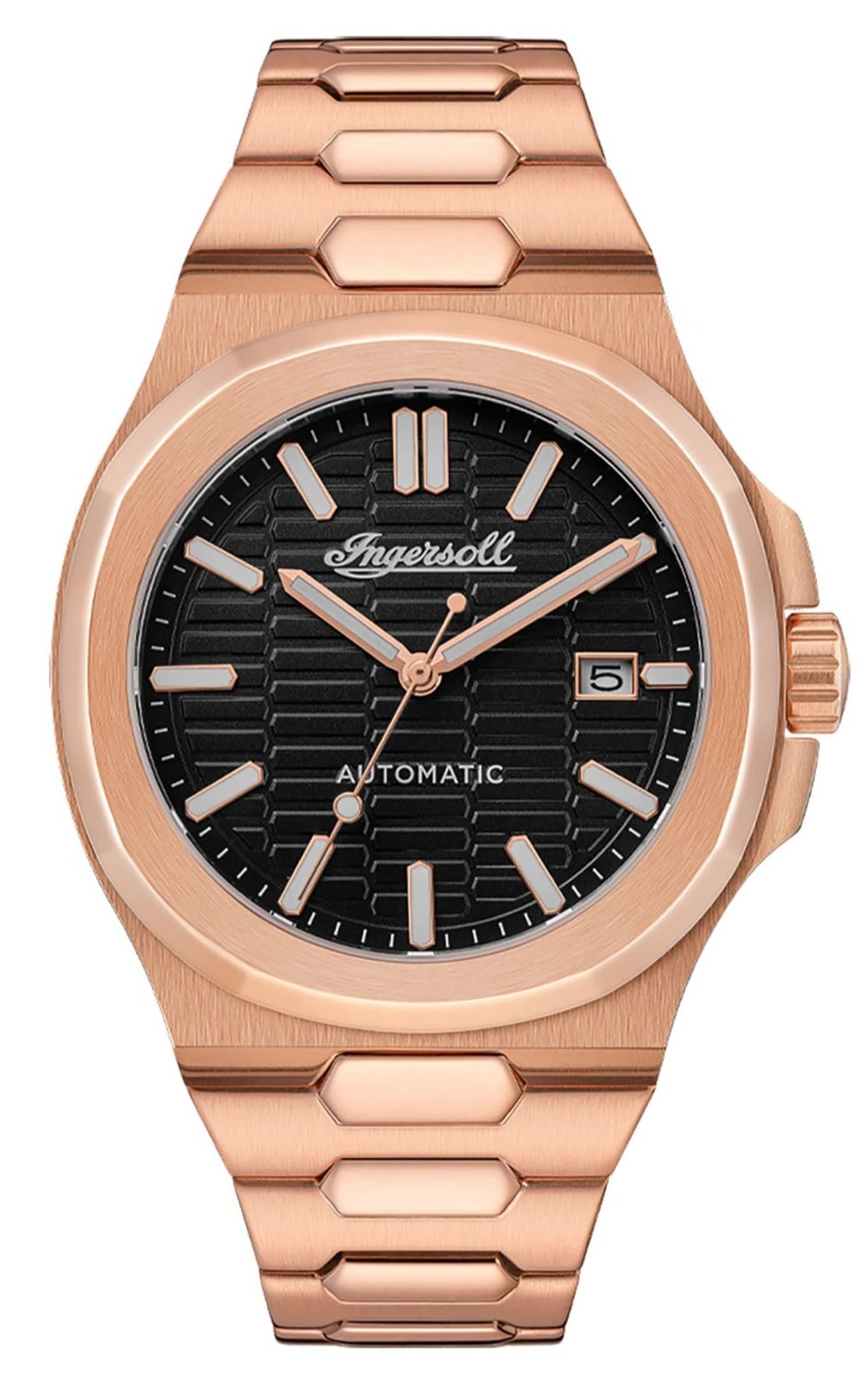 Ingersoll Automatic Black Skeleton Dial With Lifetime Warranty Analog Watch - For Gents I11802