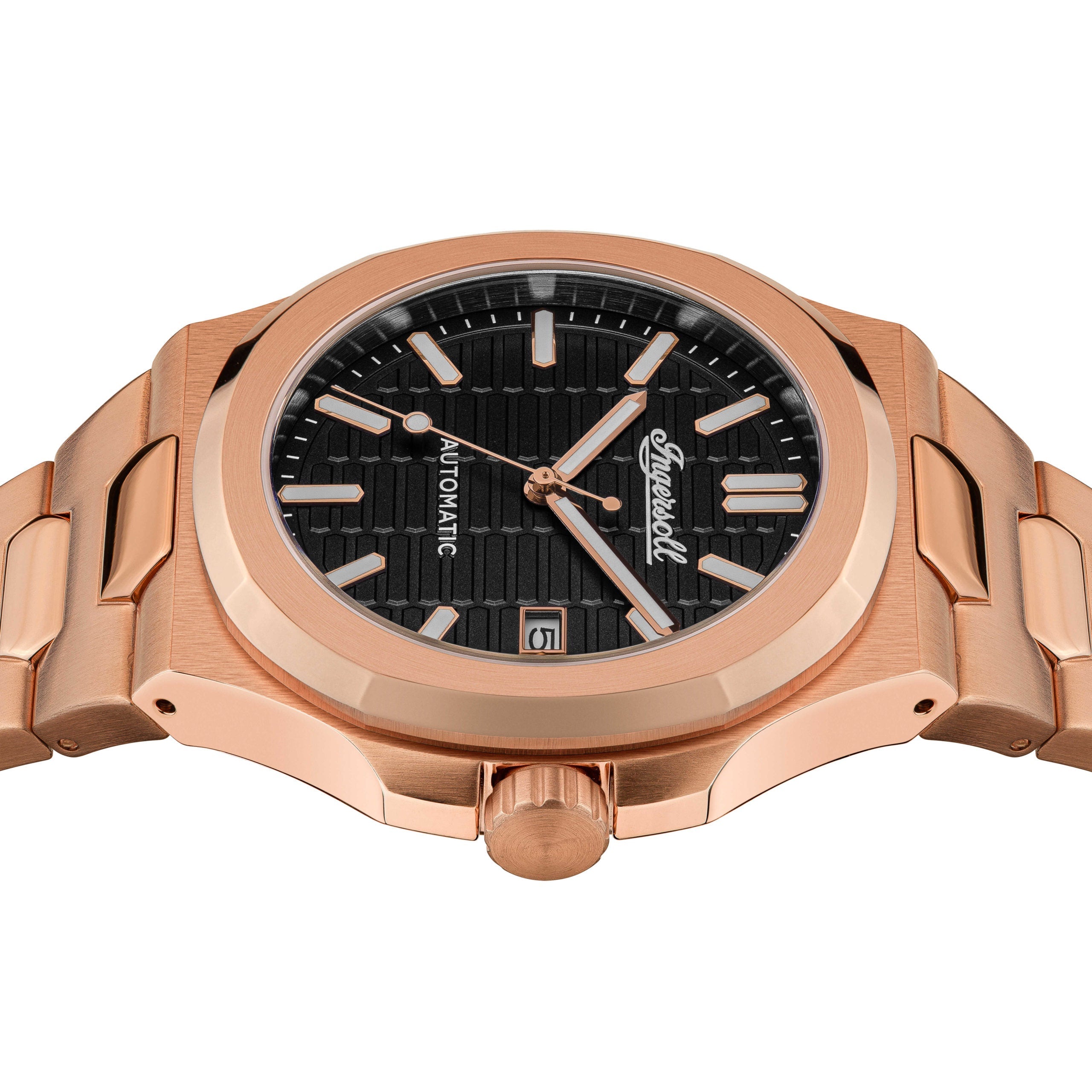 Ingersoll Automatic Black Skeleton Dial With Lifetime Warranty Analog Watch - For Gents I11802