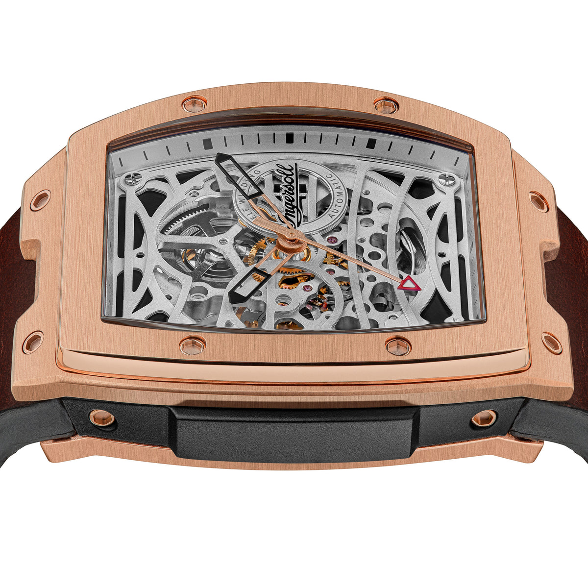Ingersoll Automatic Silver Skeleton Dial With Lifetime Warranty Analog Watch - For Gents I12303