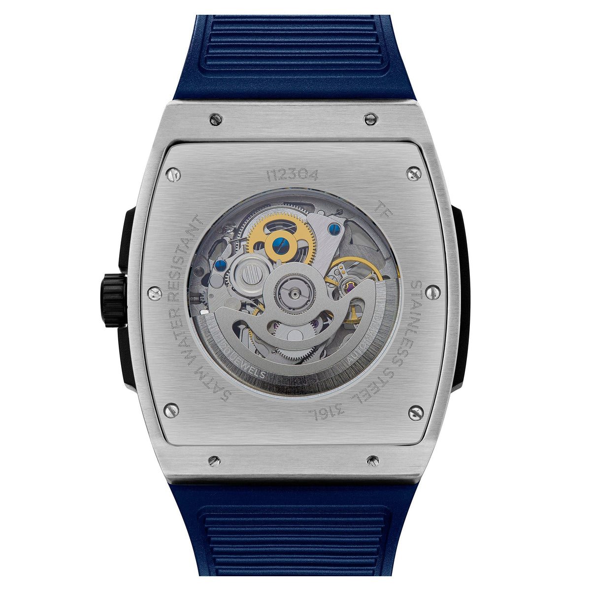 Ingersoll Automatic Blue Skeleton Dial With Lifetime Warranty Analog Watch - For Gents I12304