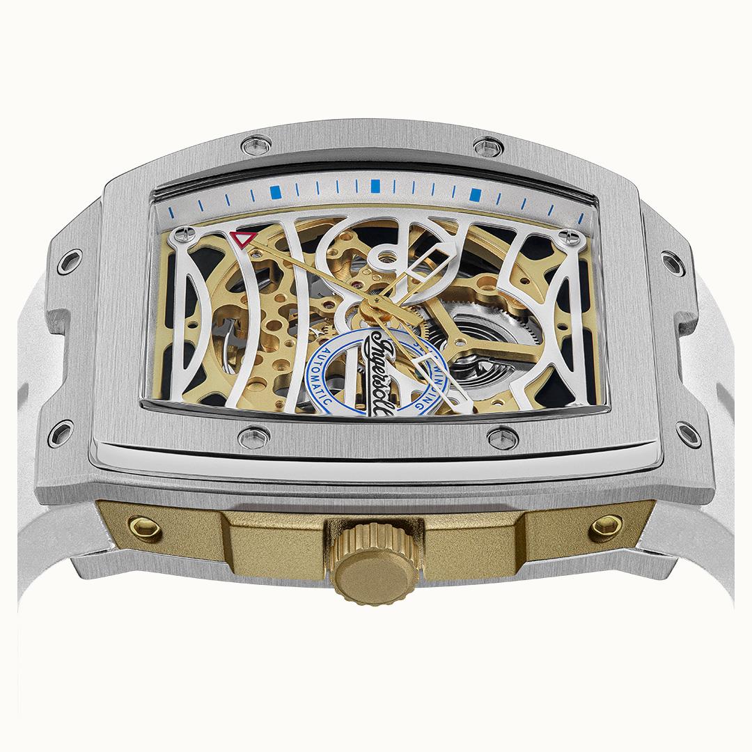 Ingersoll Automatic White Ceramic Dial With Lifetime Warranty Analog Watch - For Gents I12309
