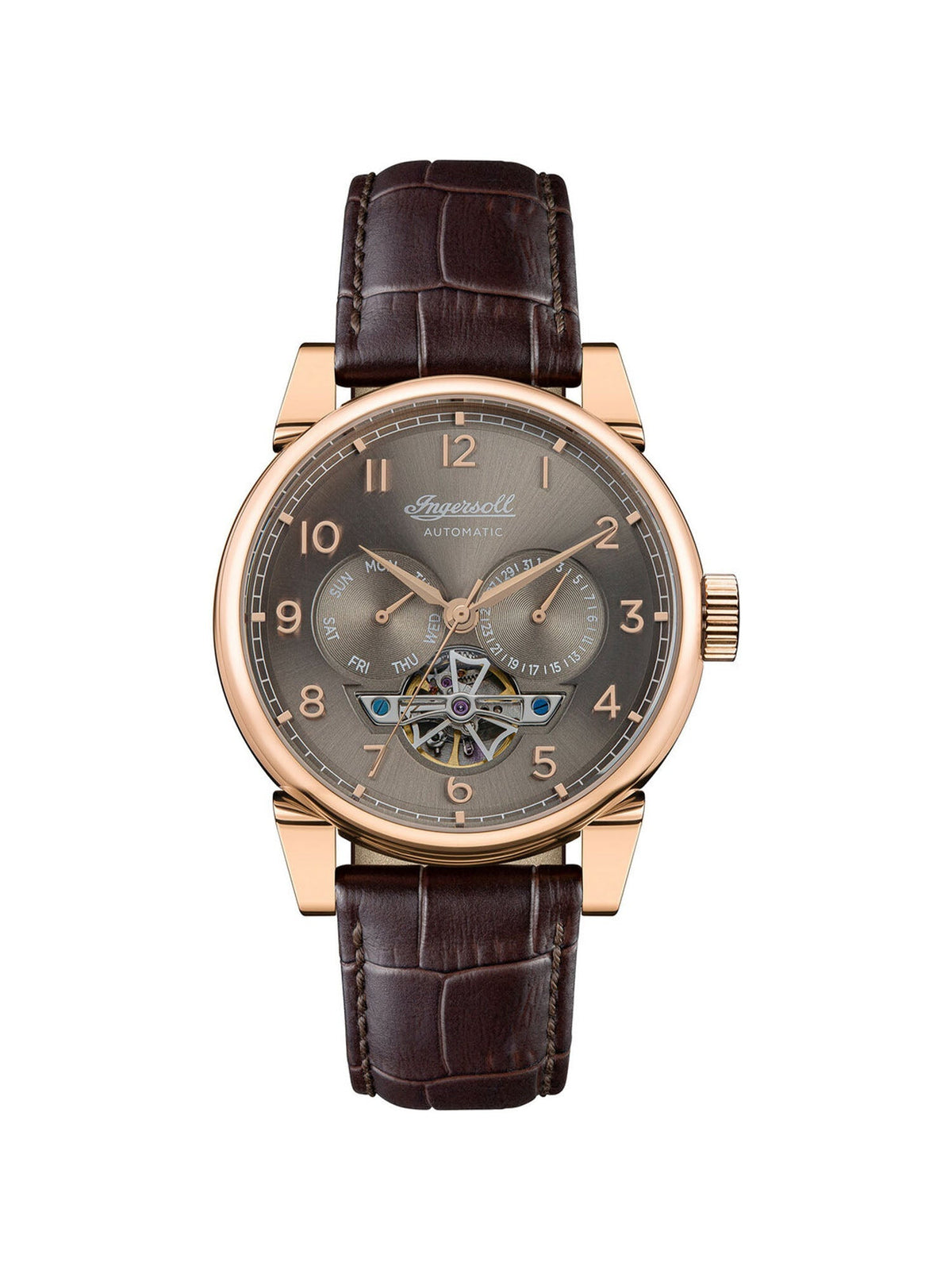Ingersoll Automatic Grey Sunray Dial With Lifetime Warranty Analog Watch - For Gents I12701