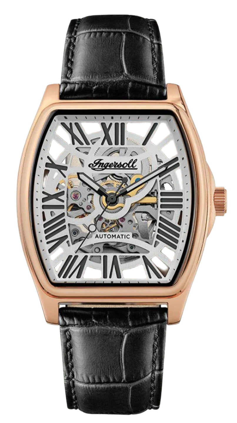 Ingersoll The California Automatic Grey Skeleton Dial With Lifetime Warranty Analog Watch - For Gents I14201