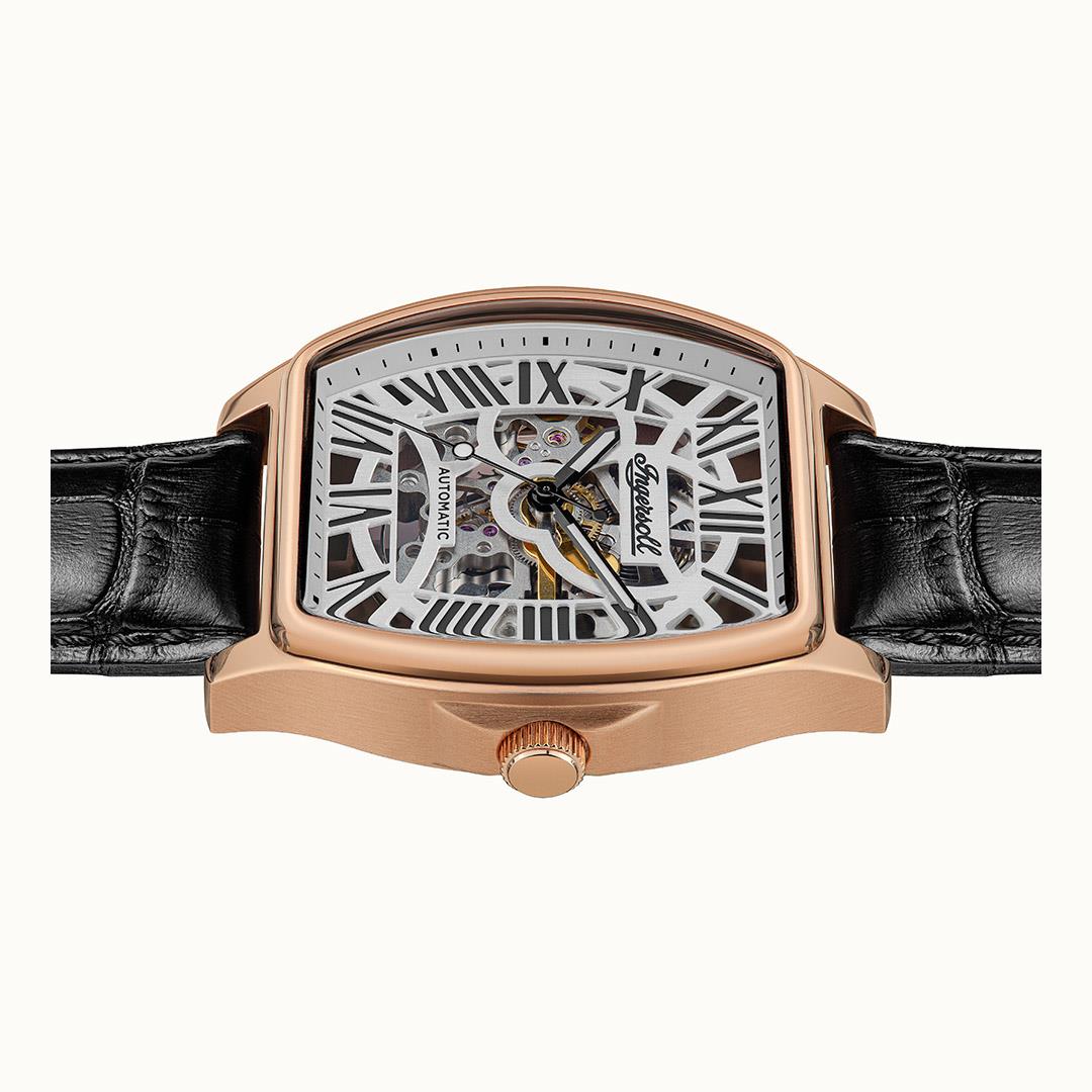 Ingersoll The California Automatic Grey Skeleton Dial With Lifetime Warranty Analog Watch - For Gents I14201