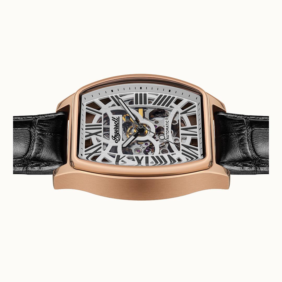 Ingersoll The California Automatic Grey Skeleton Dial With Lifetime Warranty Analog Watch - For Gents I14201