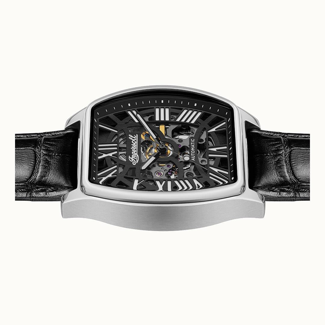 Ingersoll The California Automatic Black Skeleton Dial Analog Mens Watch - I14202