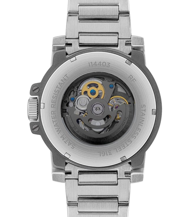 Ingersoll Automatic Black Skeleton Dial With Lifetime Warranty Analog Watch - For Gents I14403