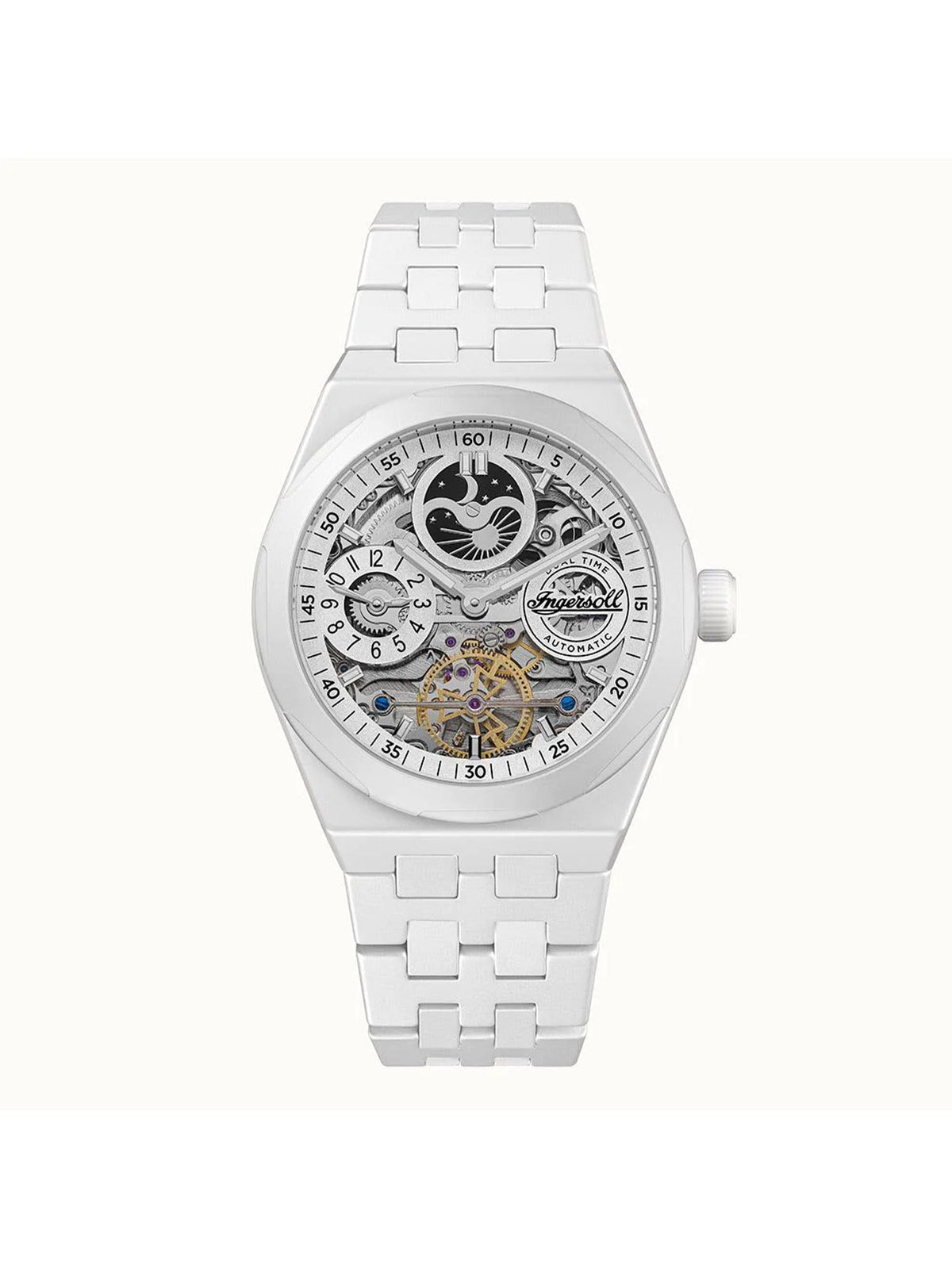 Ingersoll Automatic Ceramic White Dial With Lifetime Warranty Analog Watch - For Gents I15103