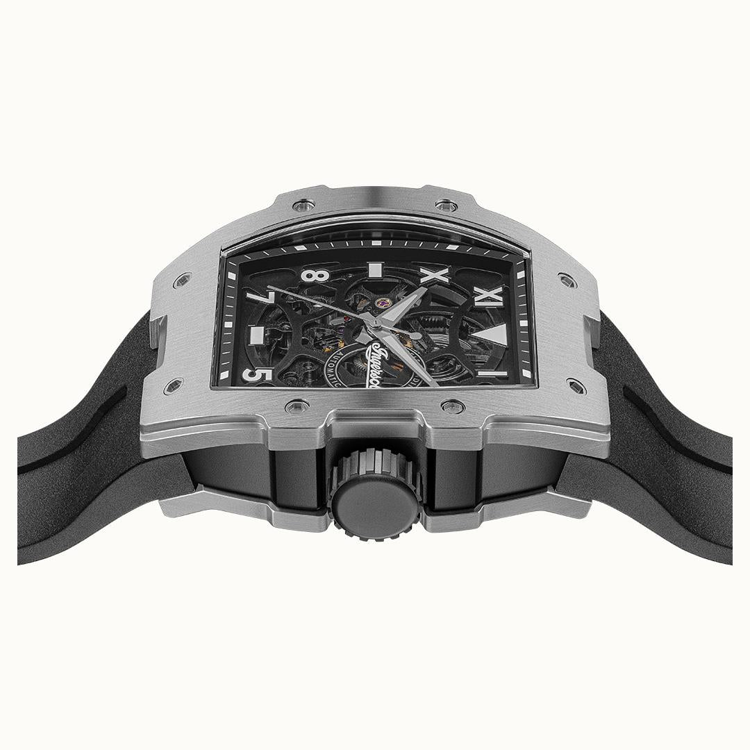 Ingersoll Automatic Black Skeleton Dial Analog Men&