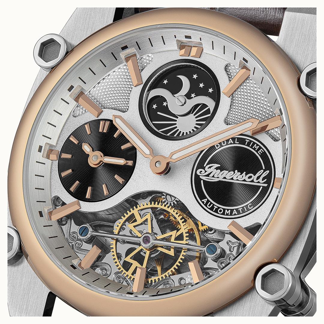 Ingersoll Automatic White Dial Analog Mens Watch - I15401