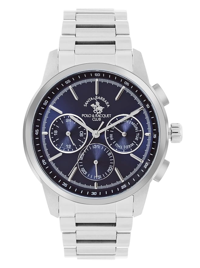 SANTA BARBARA Mens WATCH CHRONOGRAPH SB.1.10512-3, BLACK, bracelet