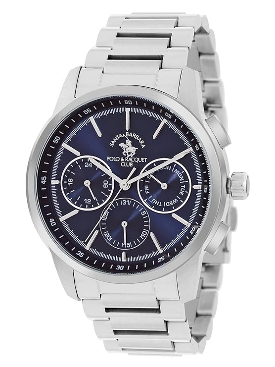 SANTA BARBARA Mens WATCH CHRONOGRAPH SB.1.10512-3, BLACK, bracelet