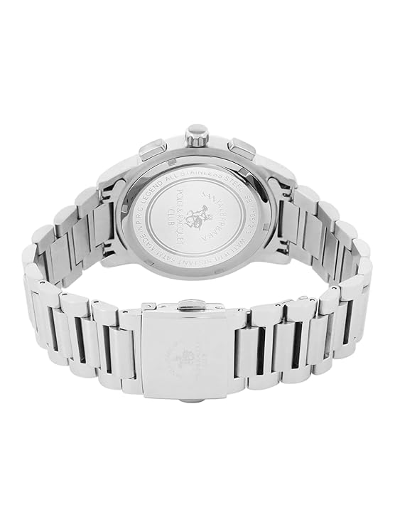 SANTA BARBARA Mens WATCH CHRONOGRAPH SB.1.10512-3, BLACK, bracelet