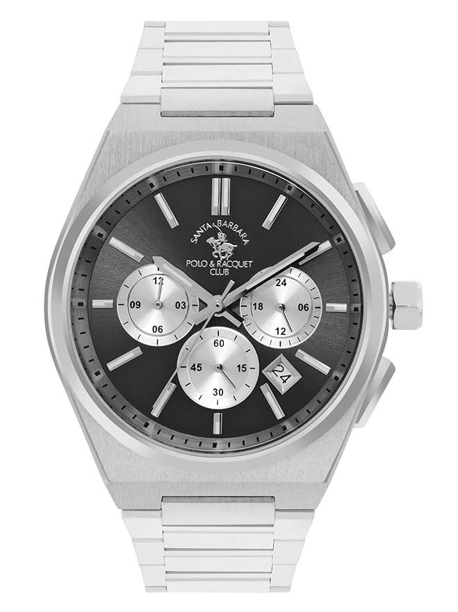 SANTA BARBARA POLO & RACQUET CLUB Black Dial Chronograph Watch for - Men SB.1.10533-2