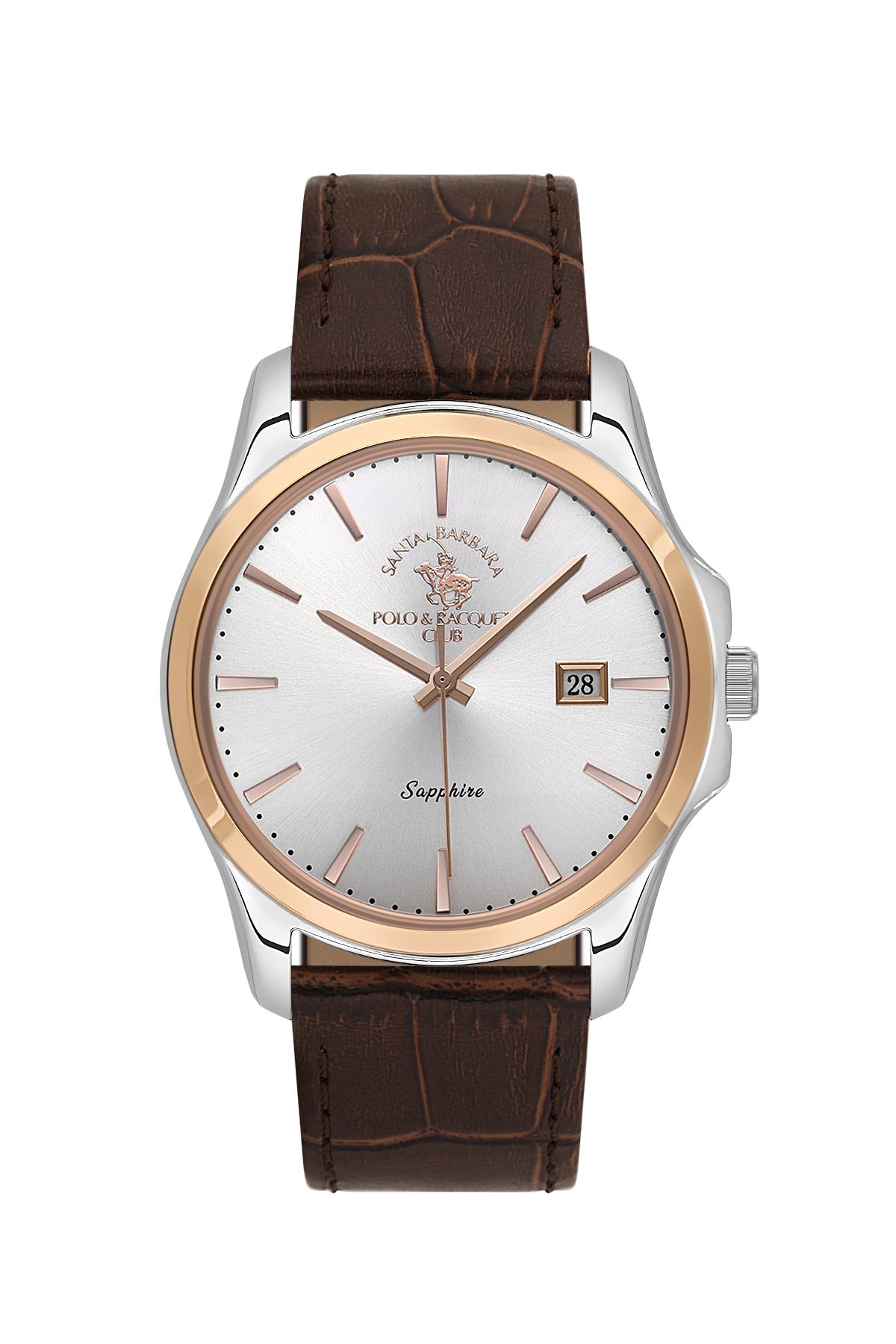 Santa Barbara Polo & Racquet Club Quartz Silver Dial Watch For - Gents SB.1.10535-3