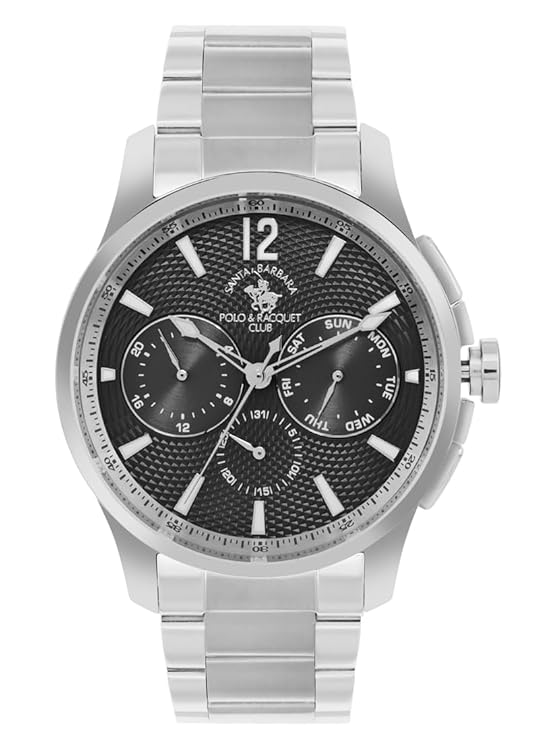 Santa barbara polo & racquet club Analog Black Dial Men&