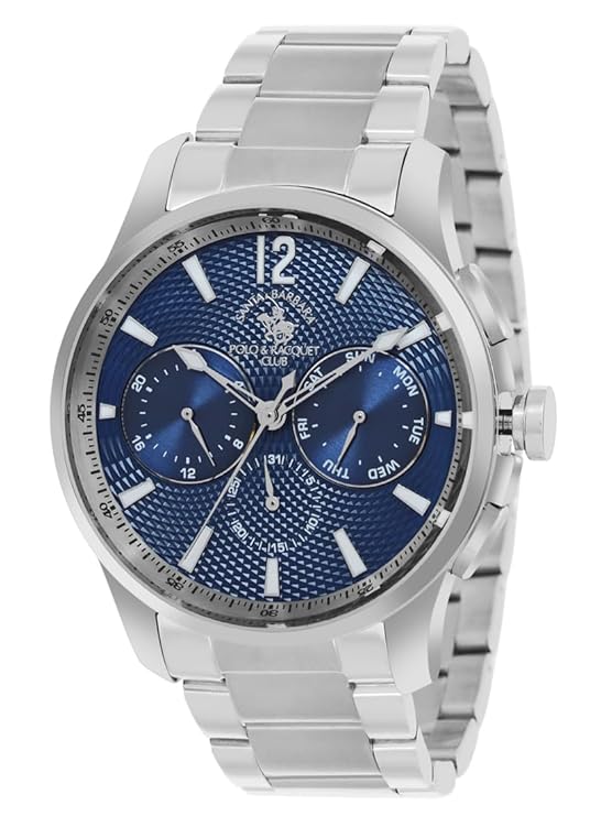 Santa barbara polo & racquet club Analog Blue Dial Men's Watch-SB.1.10537-3
