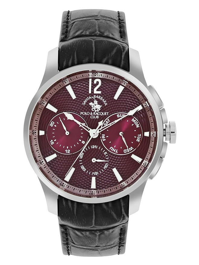 SANTA BARBARA POLO & RACQUET CLUB Red Dial Chronograph Watch for - Men SB.1.10538-2