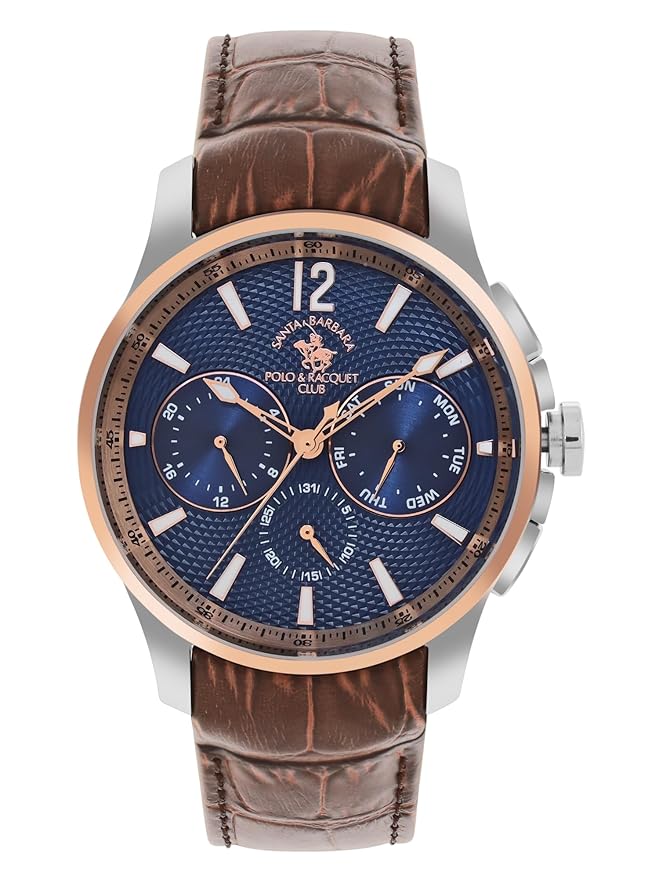 SANTA BARBARA POLO & RACQUET CLUB Blue Dial Chronograph Watch for - Men SB.1.10538-4