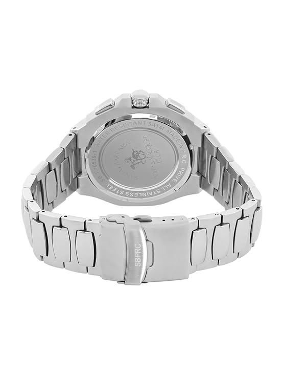Santa barbara polo & racquet club Analog Black Dial Men&