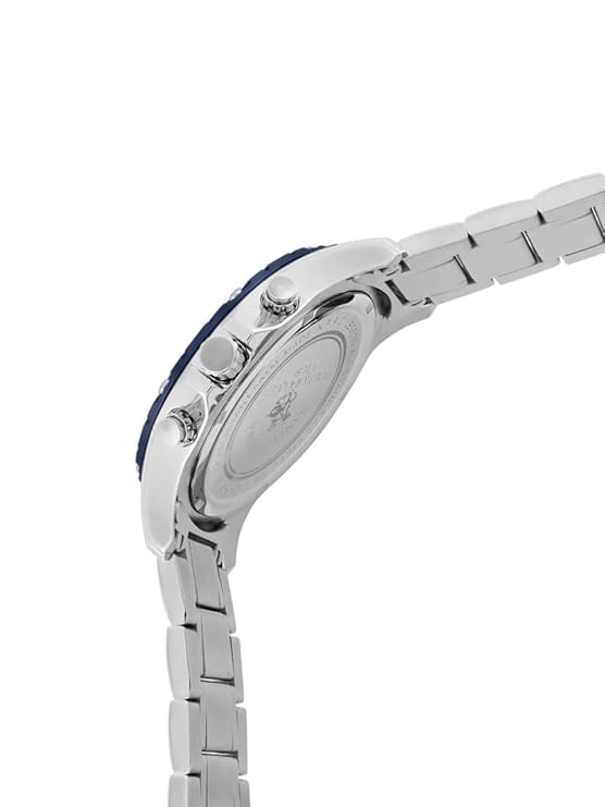 Santa barbara polo & racquet club Analog Blue Dial Men&