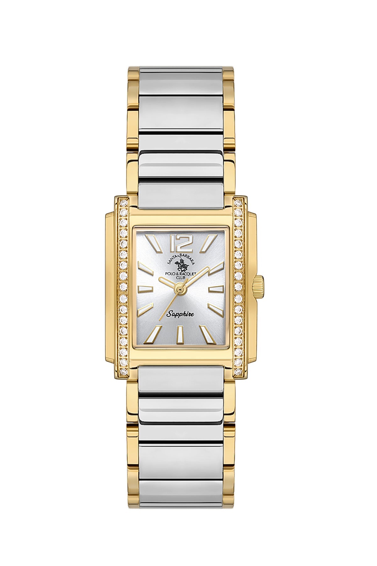 Santa Barbara Polo & Racquet Club Quartz Silver Dial Watch For - Ladies SB.1.10547-3