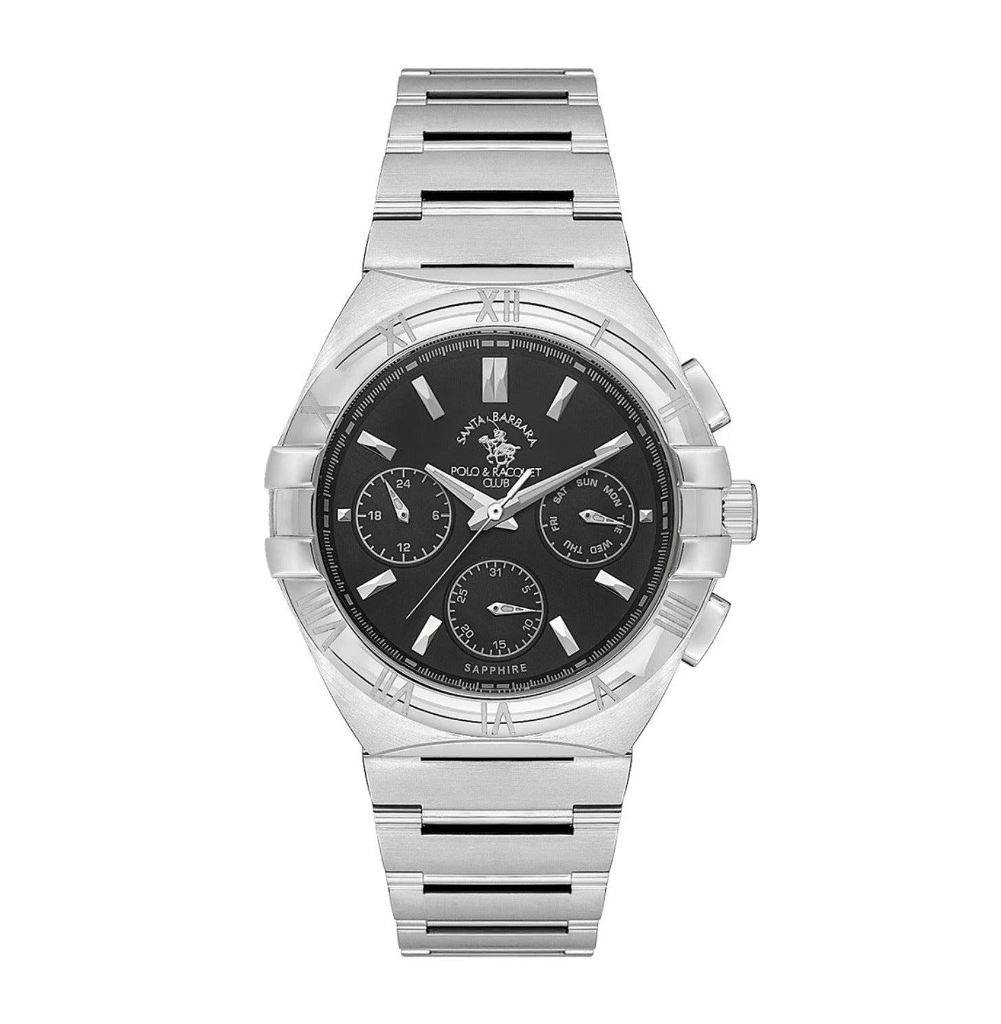 Santa Barbara Polo & Racquet Club Black Dial Quartz Women&