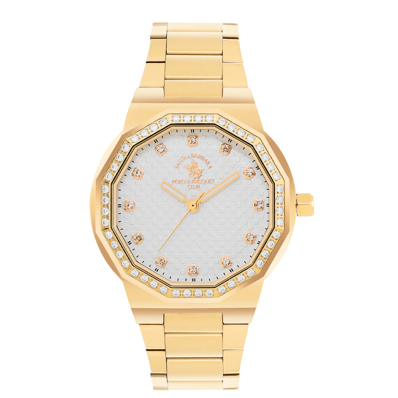 Santa Barbara White Dial Quartz Analog Watch - for Women SB.1.10552-2