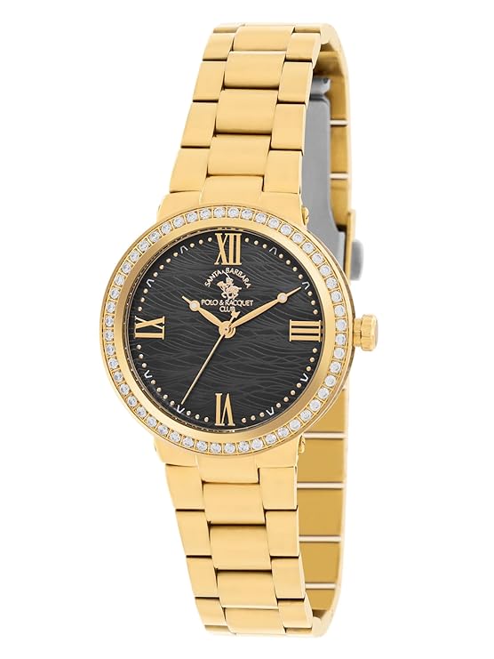 Santa barbara polo & racquet club Analog Black Dial Women&