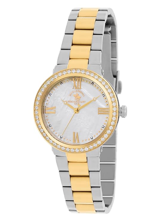 Santa barbara polo & racquet club Analog White Dial Women&