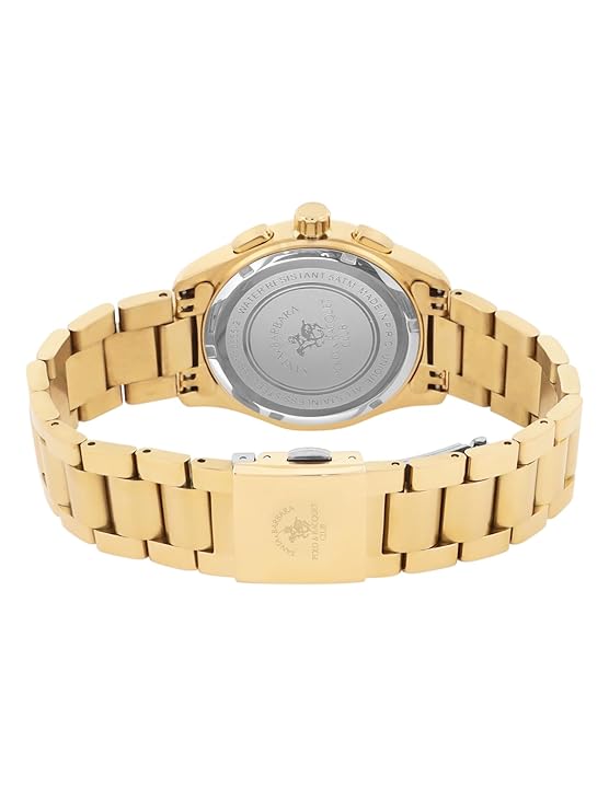Santa barbara polo & racquet club Analog Gold Dial Women&