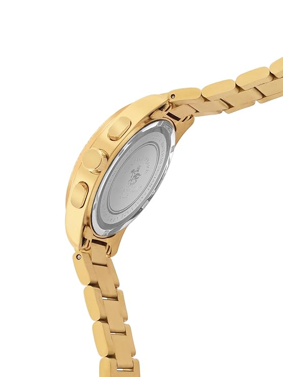 Santa barbara polo & racquet club Analog Gold Dial Women&