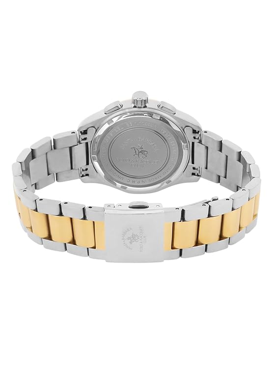 Santa barbara polo & racquet club Analog Silver Dial Women&