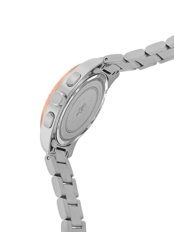 Santa barbara polo & racquet club Analog Silver Dial Women&